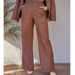 Elegant Brown Women's Pants